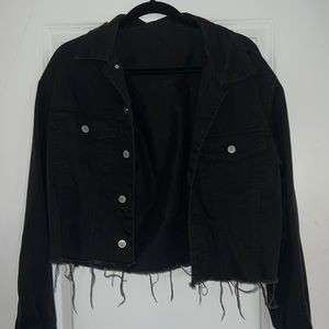 John Galt Cropped Black Jacket
